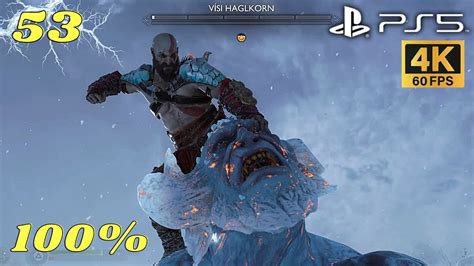 God Of War Ragnar K Part Lake Of Nine Visi Haglkorn Fight No