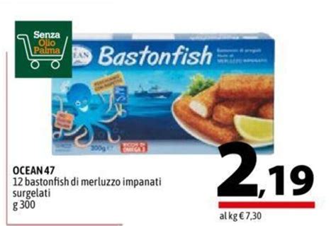 Ocean 47 12 Bastonfish Di Merluzzo Impanati Surgelati 300 G Offerta Di A O