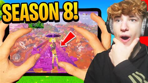 Fortnite Mobile SEASON 8 with 120FPS... - YouTube