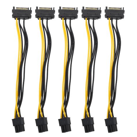 5 Pcs Power Cord Power Extension Cable Gpu Power Cable Gpu Accessory