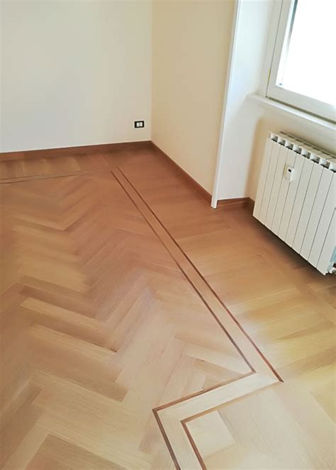 Parquet A Spina Di Pesce Con Cornice Orlandi Parquet Roma Frosinone