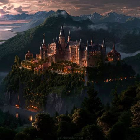 Pin By Amanda On Fantasy Settings Fantasy Landscape Fantasy Castle