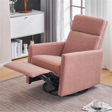 Ketaiyou Silla Reclinable Giratoria Para Adultos Silla Mecedora Para