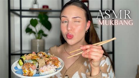 Asmr Suomi Sushi Mukbang Super Tingly Eating Sounds Youtube