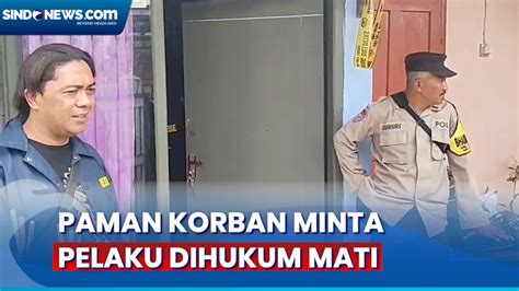 Paman Mahasiswi Korban Pembunuhan Di Depok Jawa Barat Minta Pelaku