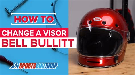 How To Change A Visor Bell Bullitt Motorcycle Helmet YouTube