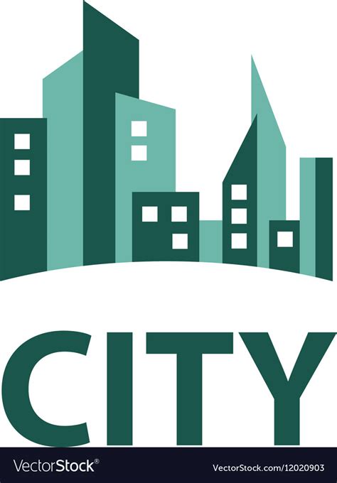 Logo city Royalty Free Vector Image - VectorStock