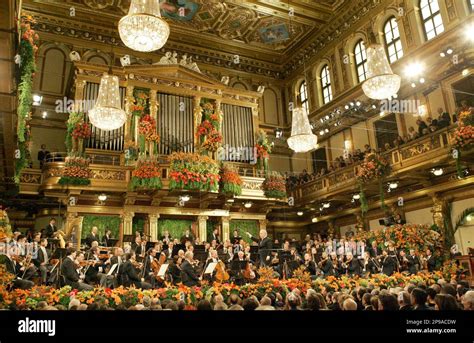 Overview Of The Golden Hall At Vienna S Musikverein During The