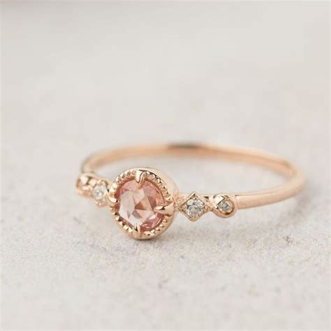 Hermosos Anillos Rose Gold Para Novias Que Buscan Algo Diferente