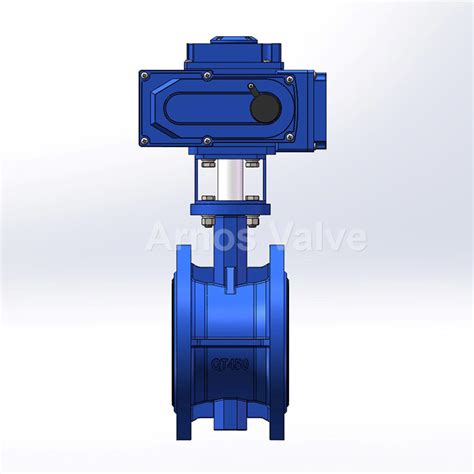 Electric Flange Centerline Butterfly Valve Henan Arnuosi Valve Co Ltd