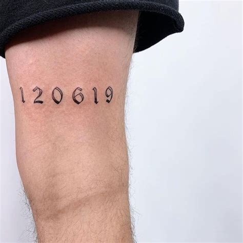 101 Amazing Number Tattoo Ideas You Need To See Number Tattoos