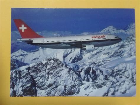 Ak Flugzeug Swissair Airbus A Kaufen Auf Ricardo