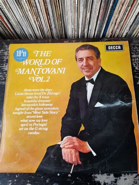 Vinyl Record The World Of Mantovani Vol2 สภาพดี Th