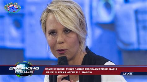 Uomini E Donne Nuovo Cambio Programmazione Maria Filippi Si Ferma