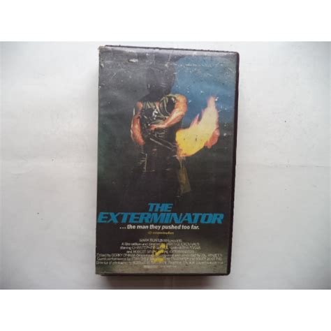 Fita Vhs O Exterminador Original Legendado Shopee Brasil