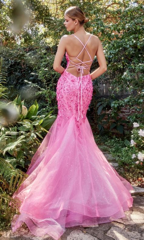 Beaded Floral Long Mermaid Prom Dress Promgirl