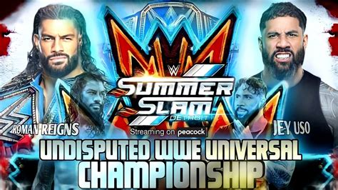 Wwe Summerslam Matchcard Predictions L Collab With