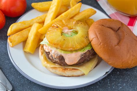 Hawaiian Grilled Hamburgers Recipe