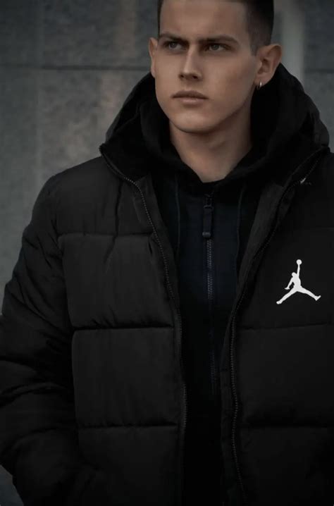 Куртка Зима Jordan Мужская Черная Био Пух Дутая Молодежная, Курточка ...