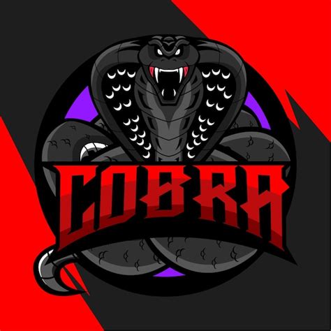 Vetor Do Logotipo Da Mascote Cobra Esport Vetor Premium