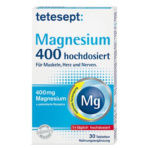 Tetesept® Magnesium 400 Hochdosiert Shop Apothekeat