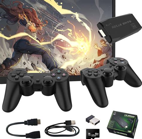 Wireless Retro Game Console Plug Play Video Tv Game Console With