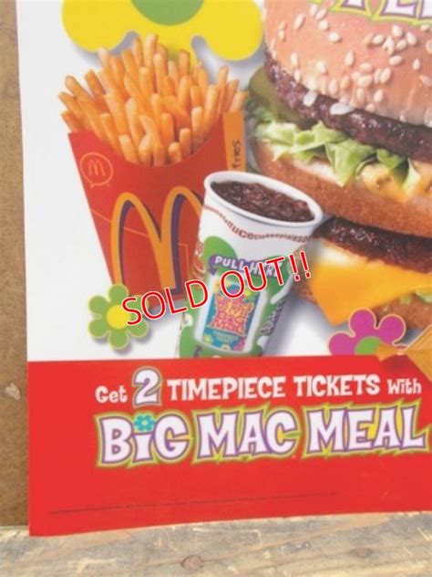 Ad Mcdonald S S Translite Big Mac Meal Jack S Mart