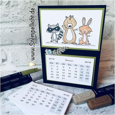 We Must Celebrate Tischkalender Stempellicht Cards Diy Calendar