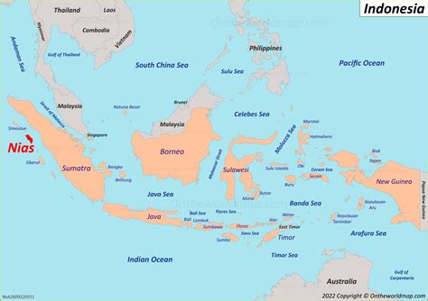 Nias Island Map | Indonesia | Discover Nias Island with Detailed Maps