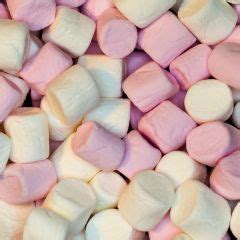 Pink White Mini Marshmallows Pork Gelatine 4x1kg