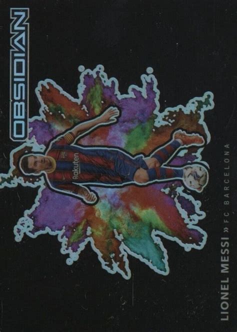 Lionel Messi 2020 Obsidian 1 Black Color Blast SSP Price Guide