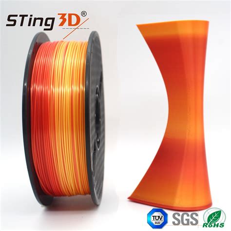 Silk Fire PLA Filament 1 75mm 1kg PLA ABS PETG PA PC Filament For 3D