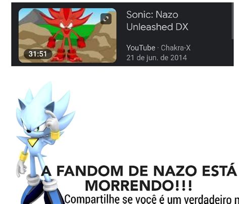 Sonic Nazo Unleashed Dx Youtube Chakra X De Jun De Fandom