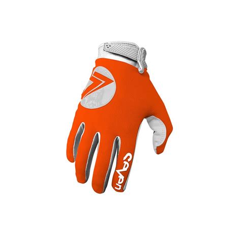 Seven Mx Annex 7 Dot Orange Fluo Gloves