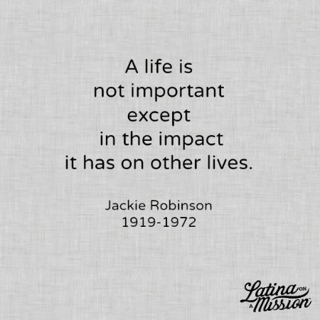 Quotes About Jackie Robinson Baseball. QuotesGram