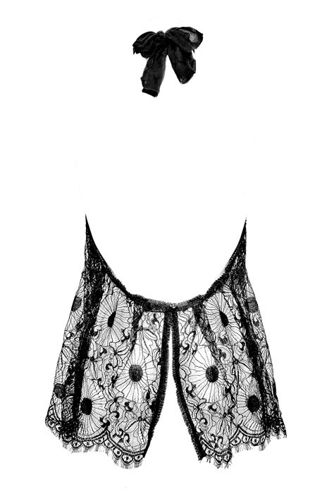 Jacqueline Noir Baby Doll Belle Et Bonbon Exquisite Handmade Luxury Lingerie