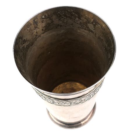 Miscellaneous Silver Plated Goblet With Swastika By Wellner