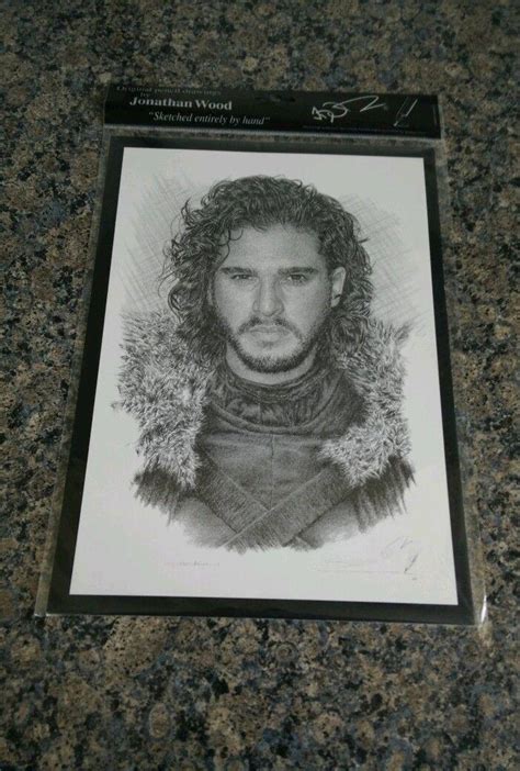 Pencil Drawing By Jonathan Wood Jon Snow Game Of Throne 1777530007