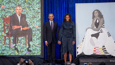 Michelle And Barack Obama S Official Portraits Unveiled At The Smithsonian S National Portrait