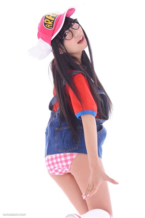 GOHANCHAN Dr Slump Arale Norimaki Naked Cosplay Asian 28 Photos