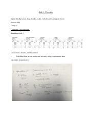 Fluids Lab 1 Report Docx Lab 1 Viscosity Name Shelby Green Jesse