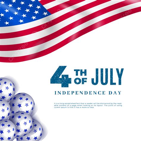 4th July Vector Art Png 4th Of July Independence Day Design 4th July