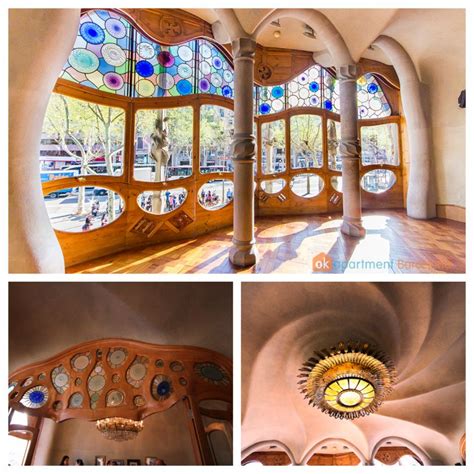 Casa Batlló Gaudí Fassade Dach und Innen