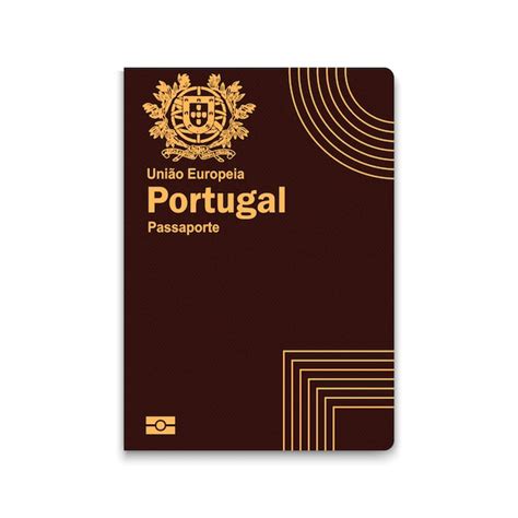 Premium Vector | Passport of portugal