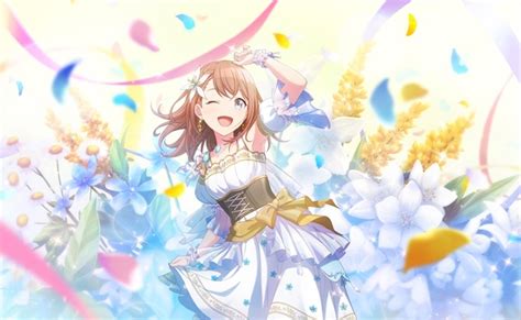 Лимитированная карточка Ханасато Минори из гачи в честь её Дня Рождения ...