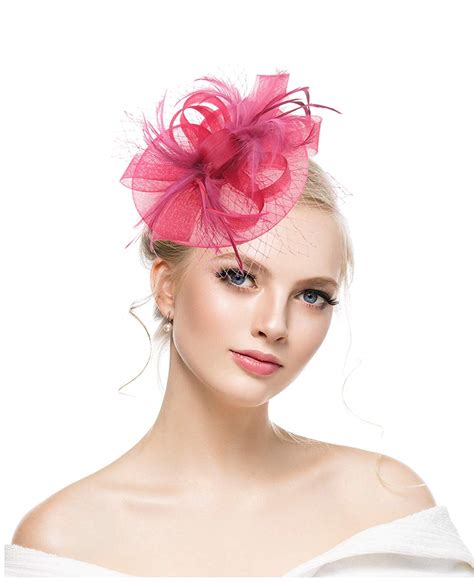 New Party Fascinator Women Wedding Bridal Veils Hats Elegant Female Eb3