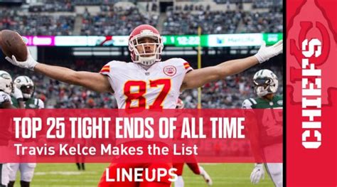 Top 25 Tight Ends Of All Time List