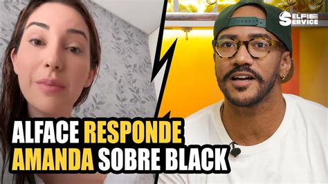 ALFACE QUESTIONA STORIES DE AMANDA SOBRE BLACK NÃO CHUTA CACHORRO