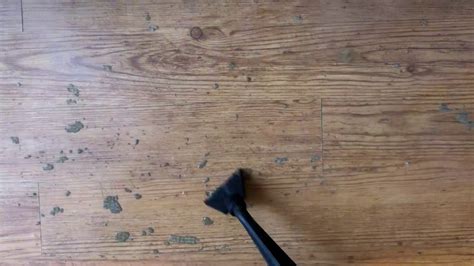 Removing Sticky Residue Off Hardwood Floors With Dupray Steam Cleaner