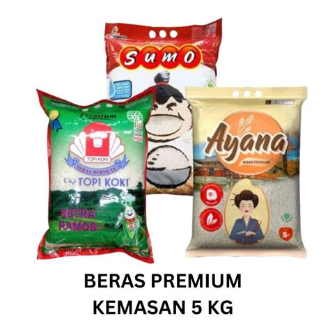 Jual BERAS SUMO TOPI KOKI SETRA RAMOS AYANA GOLD PREMIUM KEMASAN 5